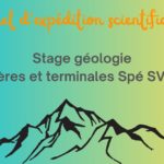 Stage de géologie Spé SVT